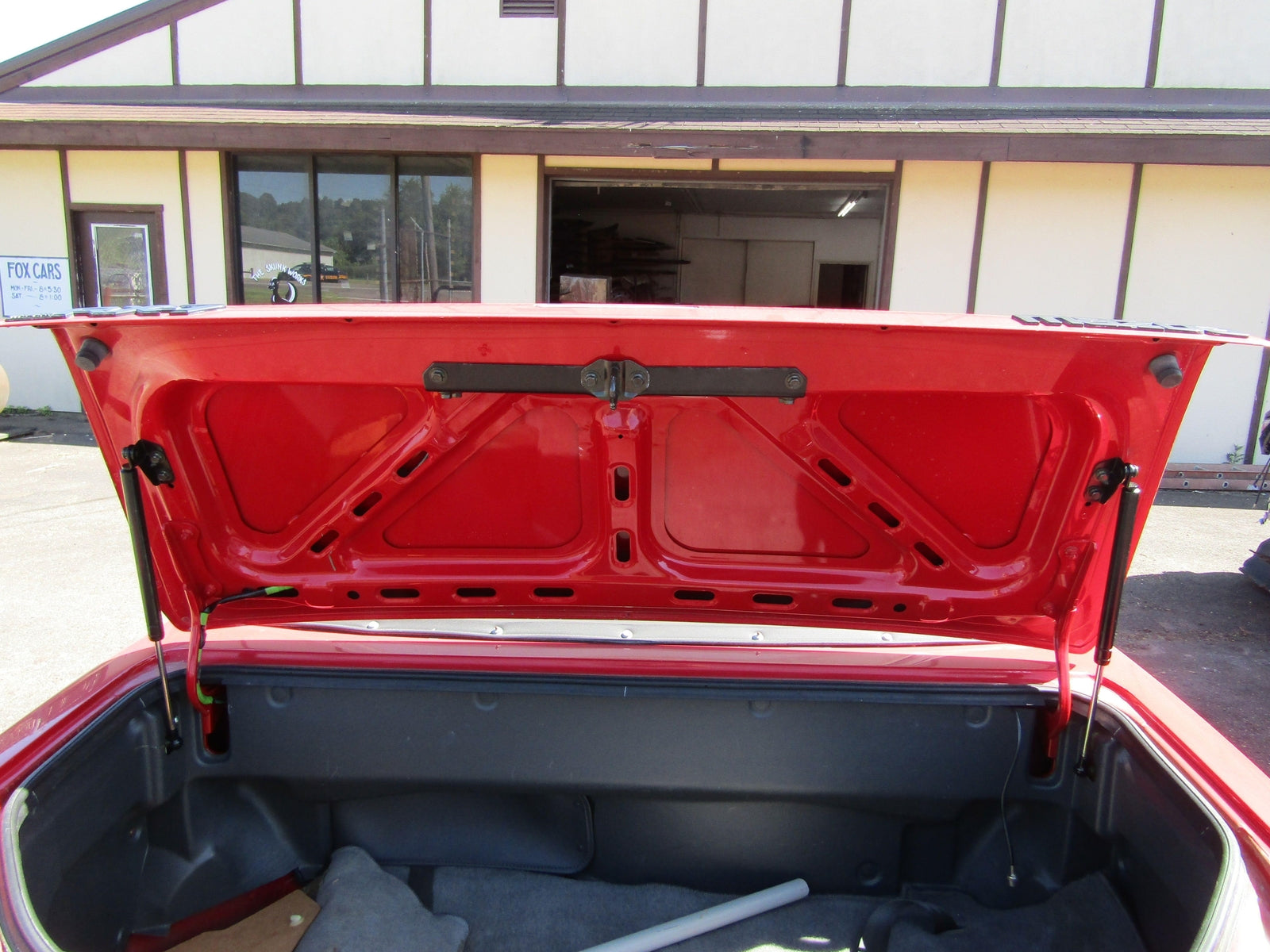DECK LID RED CONVERTIBLE MAZDA RX7 88 89 90 91 – Fox Auto Salvage