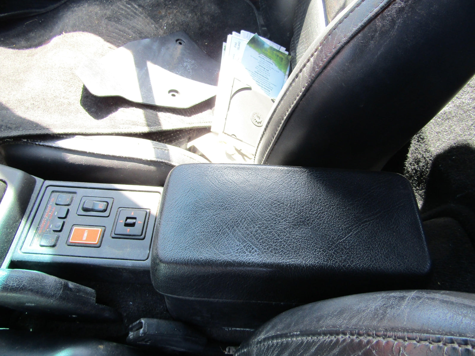 CENTER CONSOLE ARM REST AND STORAGE BOX BLACK MAZDA RX7 89 – Fox Auto ...