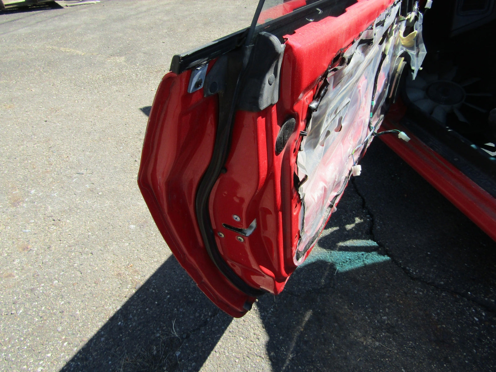 FRONT DOOR SHELL ONLY RED CONVERTIBLE MAZDA RX7 Left 89 90 91