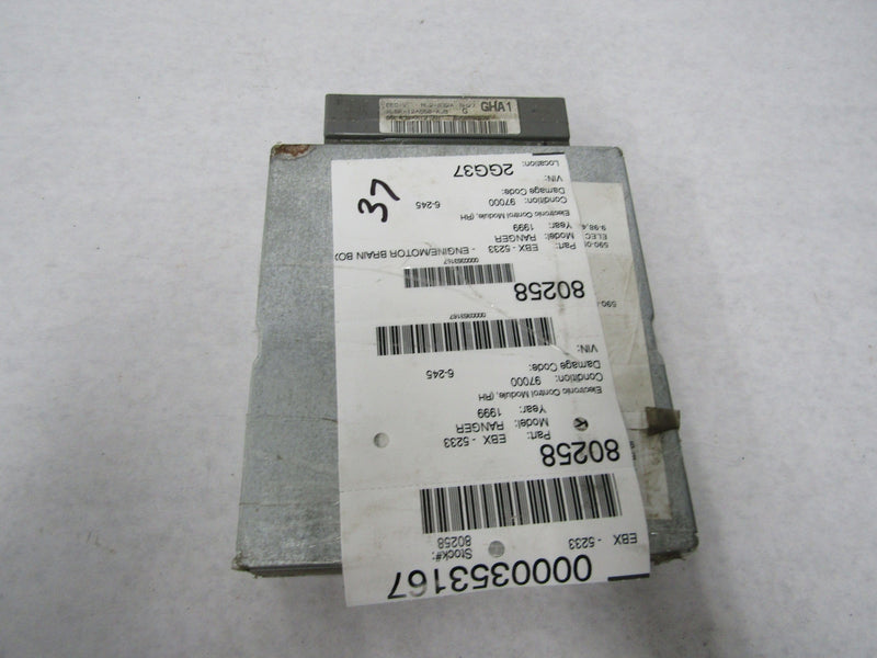 99 Ranger Ac Control Module Electronic Control Module Engine/motor Brain Box FORD RANGER 99 – Fox ...