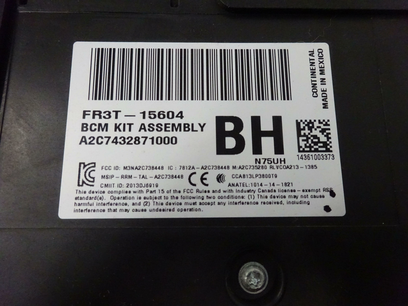 Multifunction (Smart Junction Box) Chassis Brain Box FORD MUSTANG