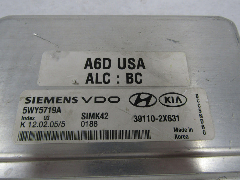 Kia Rio Engine Module Electronic Control Module Engine/motor Brain Box KIA RIO 05 β Fox Auto ...