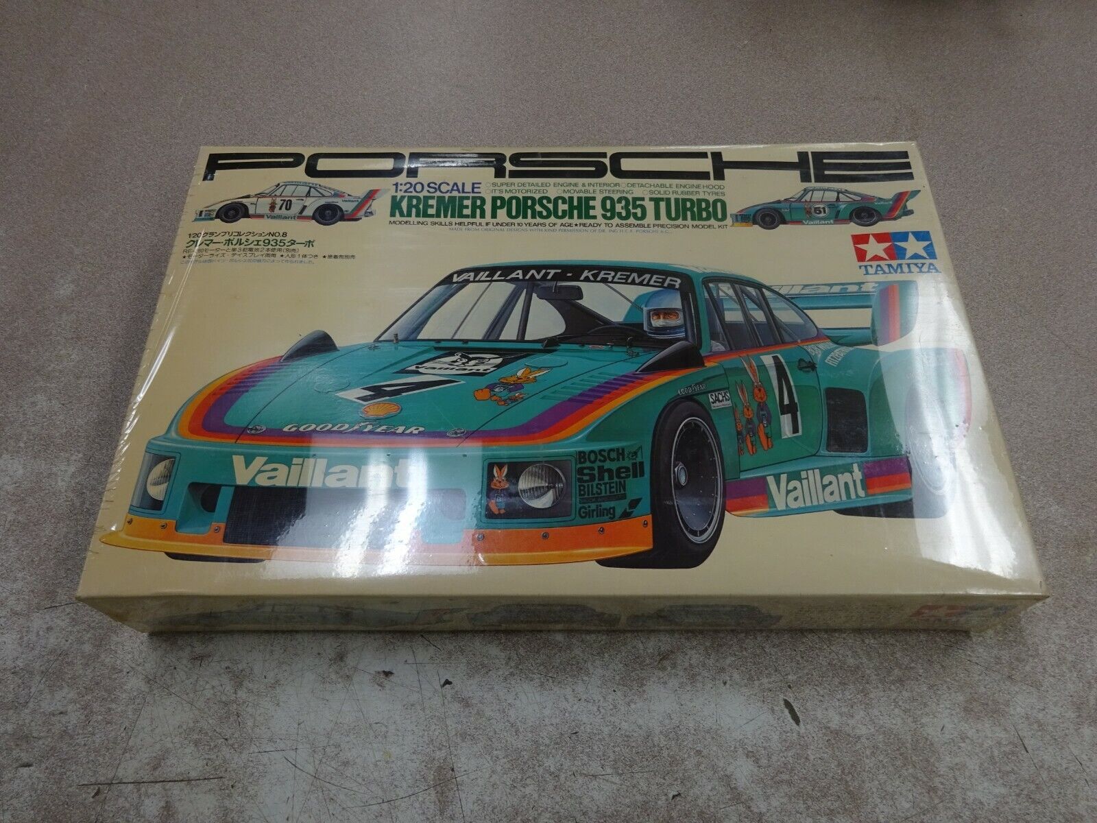 TAMIYA 1/20 KREMER Porsche 935 Turbo (Vailant) EUR 179,49 - DE