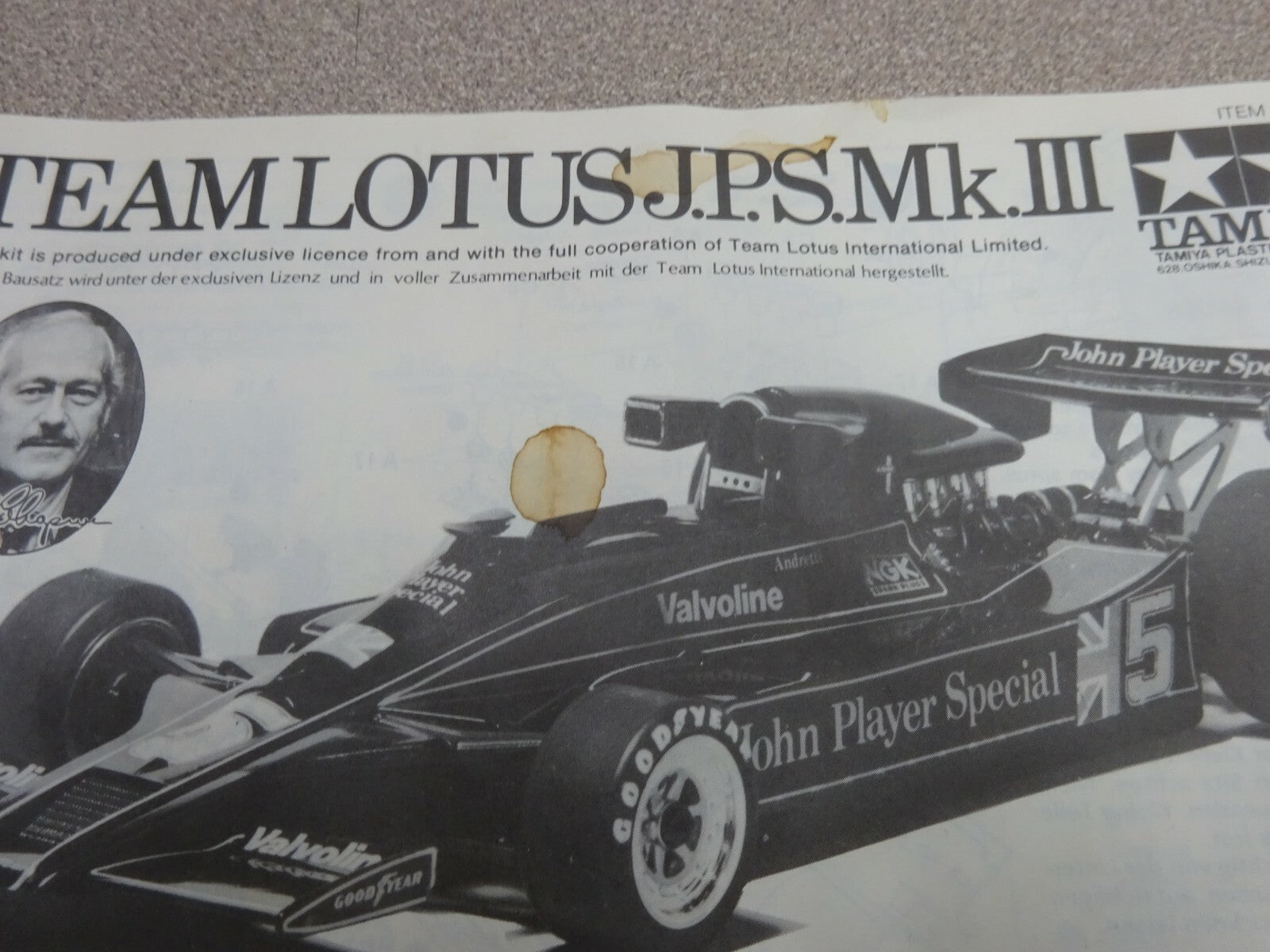 TAMIYA TEAM LOTUS J.P.S.M.k. III 1/20 – Fox Auto Salvage & Parts